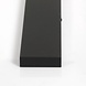 Steinhauer Deckenteller 140 x 9 cm ohne Löcher schwarz