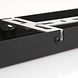 Steinhauer Deckenteller 140 x 9 cm ohne Löcher schwarz