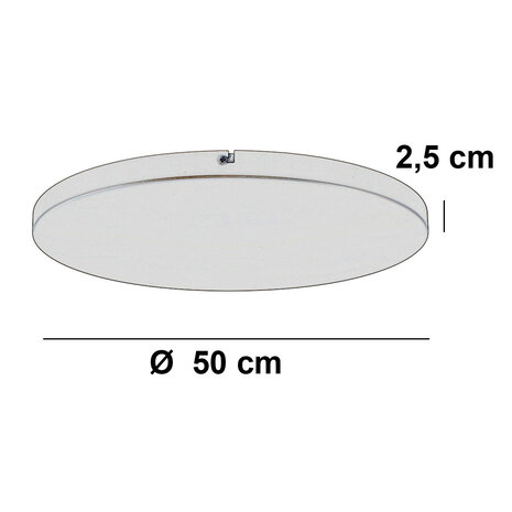 Ylumen Deckenteller Ø 50 cm ohne Löcher beige Ylumen Deckenteller Ø 50 cm ohne Löcher beige