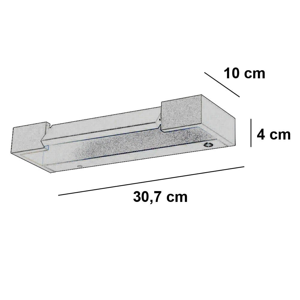 Freelight Wandleuchte Parete L 31 cm schwarz Freelight Wandleuchte Parete L 31 cm schwarz