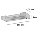 Freelight Wandleuchte Parete L 31 cm schwarz Freelight Wandleuchte Parete L 31 cm schwarz