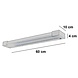 Freelight Wandleuchte Parete L 60 cm schwarz Freelight Wandleuchte Parete L 60 cm schwarz