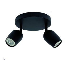 Freelight Spot Trova 2 Licht Ø 20 cm schwarz