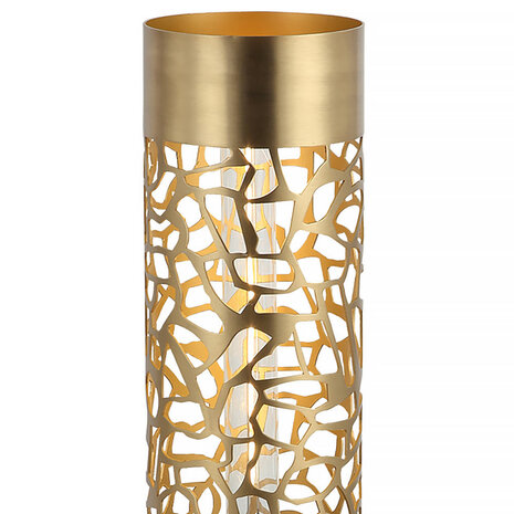 Freelight Tischleuchte Giraffa H 42 cm matt gold