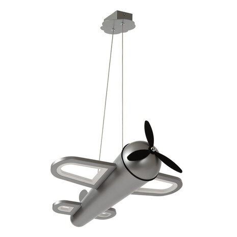 Lucide FOKKER - Hängeleuchte Kinderzimmer - LED - 1x28W 2500K - Grauguss Lucide FOKKER - Hängeleuchte Kinderzimmer - LED - 1x28W 2500K - Grauguss