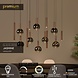 Lucide Premium JASMINE - Hängeleuchte - LED Dimb. - CCT - 14x4,4W 2200K/3300K - Kupfer Lucide Premium JASMINE - Hängeleuchte - LED Dimb. - CCT - 14x4,4W 2200K/3300K - Kupfer