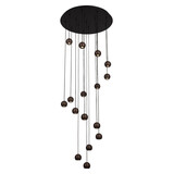 Lucide Premium MONTANA - Hängeleuchte - LED Dimb. - CCT - 16x5,7W 2700K/4000K - Kaffee Lucide Premium MONTANA - Hängeleuchte - LED Dimb. - CCT - 16x5,7W 2700K/4000K - Kaffee