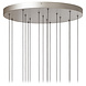 Lucide Premium MONTANA - Hängeleuchte - LED Dimb. - CCT - 16x5,7W 2700K/4000K - Graues Eisen Lucide Premium MONTANA - Hängeleuchte - LED Dimb. - CCT - 16x5,7W 2700K/4000K - Graues Eisen