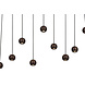 Lucide Premium MONTANA - Hängeleuchte - LED Dimb. - CCT - 13x5,7W 2700K/4000K - Kaffee Lucide Premium MONTANA - Hängeleuchte - LED Dimb. - CCT - 13x5,7W 2700K/4000K - Kaffee
