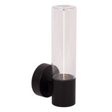 Lucide FILANI - Wandleuchte Innen/Außen - LED - 1x8W 2700K - IP54 - Schwarz