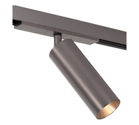 Lucide LINIAL MOX Trackspot - 1-Phasen-Schienensystem/ Stromschienenbeleuchtung - 1xLED - Mattschwarz Chrom