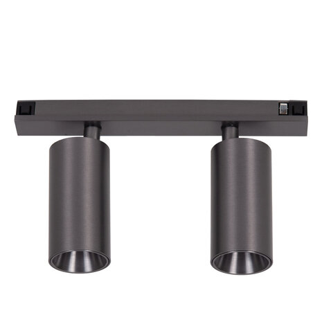 Lucide LINIAL BIXX Track spot - 1-Phasen-Schienensystem/ Stromschienenbeleuchtung - 2xLED - Mattschwarz Chrom Lucide LINIAL BIXX Track spot - 1-Phasen-Schienensystem/ Stromschienenbeleuchtung - 2xLED - Mattschwarz Chrom