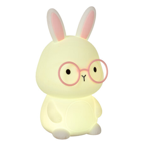 Lucide PINCHA RABBIT - Wiederaufladbare Kinderzimmer Tischlampe - Batterie/Batterie - LED 3 StepDim - RGB - Pink Lucide PINCHA RABBIT - Wiederaufladbare Kinderzimmer Tischlampe - Batterie/Batterie - LED 3 StepDim - RGB - Pink