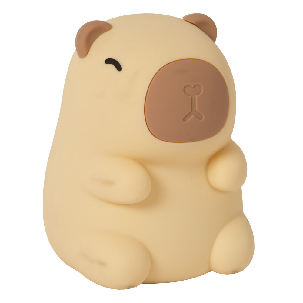 Lucide PINCHA CAPYBARA - Wiederaufladbare Kinderzimmer Tischlampe - Batterie/Batterie - LED 3 StepDim - 1x0.5W 2100K - Beige Lucide PINCHA CAPYBARA - Wiederaufladbare Kinderzimmer Tischlampe - Batterie/Batterie - LED 3 StepDim - 1x0.5W 2100K - Beige