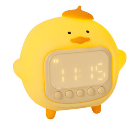 Lucide PINCHA DUCK - Wiederaufladbare Kinderzimmer Tischlampe - Batterie/Batterie - LED 3 StepDim - 1x1.5W 2100K - Mit Musikfunktion - Gelb