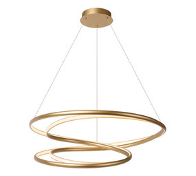 Lucide Premium SARDANA - Hängeleuchte - Ø 80 cm - LED Dimb. - 1x74W 2700K - Mattes Gold / Messing Lucide Premium SARDANA - Hängeleuchte - Ø 80 cm - LED Dimb. - 1x74W 2700K - Mattes Gold / Messing