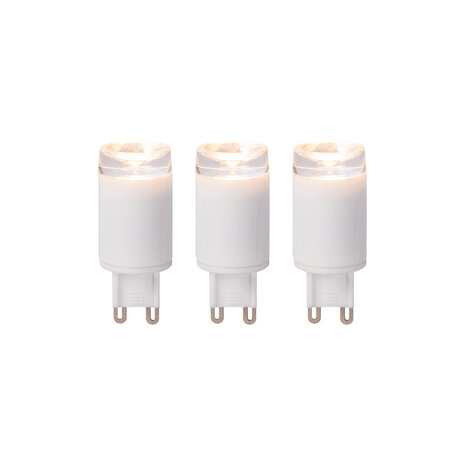 Lucide G9 - Led-Glühbirne - Ø 2.1 cm - LED - G9 - 3x3W 2600K/2700K - Weiß Lucide G9 - Led-Glühbirne - Ø 2.1 cm - LED - G9 - 3x3W 2600K/2700K - Weiß