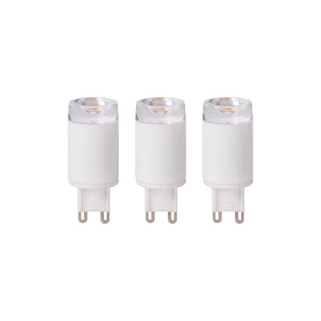 Lucide G9 - Led-Glühbirne - Ø 2.1 cm - LED - G9 - 3x3W 2600K/2700K - Weiß Lucide G9 - Led-Glühbirne - Ø 2.1 cm - LED - G9 - 3x3W 2600K/2700K - Weiß