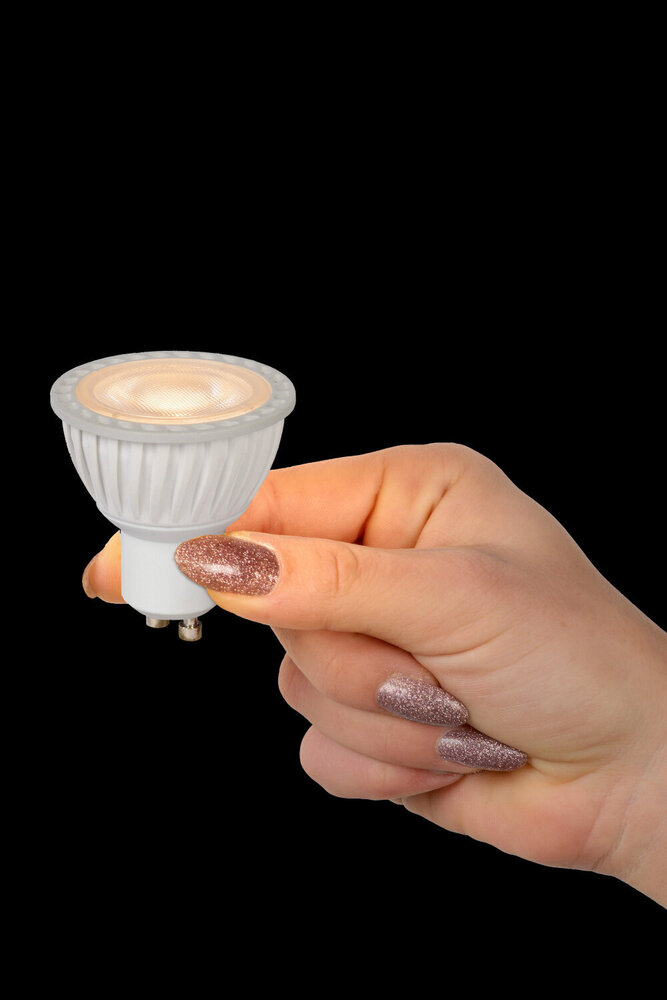 Lucide MR16 - LED Birne - Ø 5 cm - LED Dimb. - GU10 - 3x5W 3000K - Weiß - 3er Set