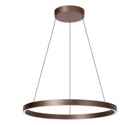 Lucide LIANE - Hängeleuchte - Ø 80 cm - LED - CCT - Rostbraun Lucide LIANE - Hängeleuchte - Ø 80 cm - LED - CCT - Rostbraun