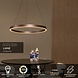 Lucide LIANE - Hängeleuchte - Ø 80 cm - LED - CCT - Rostbraun Lucide LIANE - Hängeleuchte - Ø 80 cm - LED - CCT - Rostbraun