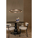 Lucide LIANE - Hängeleuchte - Ø 80 cm - LED - CCT - Rostbraun Lucide LIANE - Hängeleuchte - Ø 80 cm - LED - CCT - Rostbraun