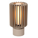 Lucide LAMBRES - Tischleuchte - Ø 15 cm - 1xE27 - Taupe Lucide LAMBRES - Tischleuchte - Ø 15 cm - 1xE27 - Taupe