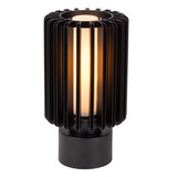 Lucide LAMBRES - Tischleuchte - Ø 15 cm - 1xE27 - Schwarz Lucide LAMBRES - Tischleuchte - Ø 15 cm - 1xE27 - Schwarz