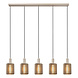 Lucide LAMBRES - Hängeleuchte - 5xE27 - Taupe Lucide LAMBRES - Hängeleuchte - 5xE27 - Taupe