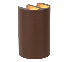 Lucide YORK - Wandstrahler / Wandleuchte Innen/Außen - LED - 4x5W 2700K - IP54 - Rostbraun Lucide YORK - Wandstrahler / Wandleuchte Innen/Außen - LED - 4x5W 2700K - IP54 - Rostbraun