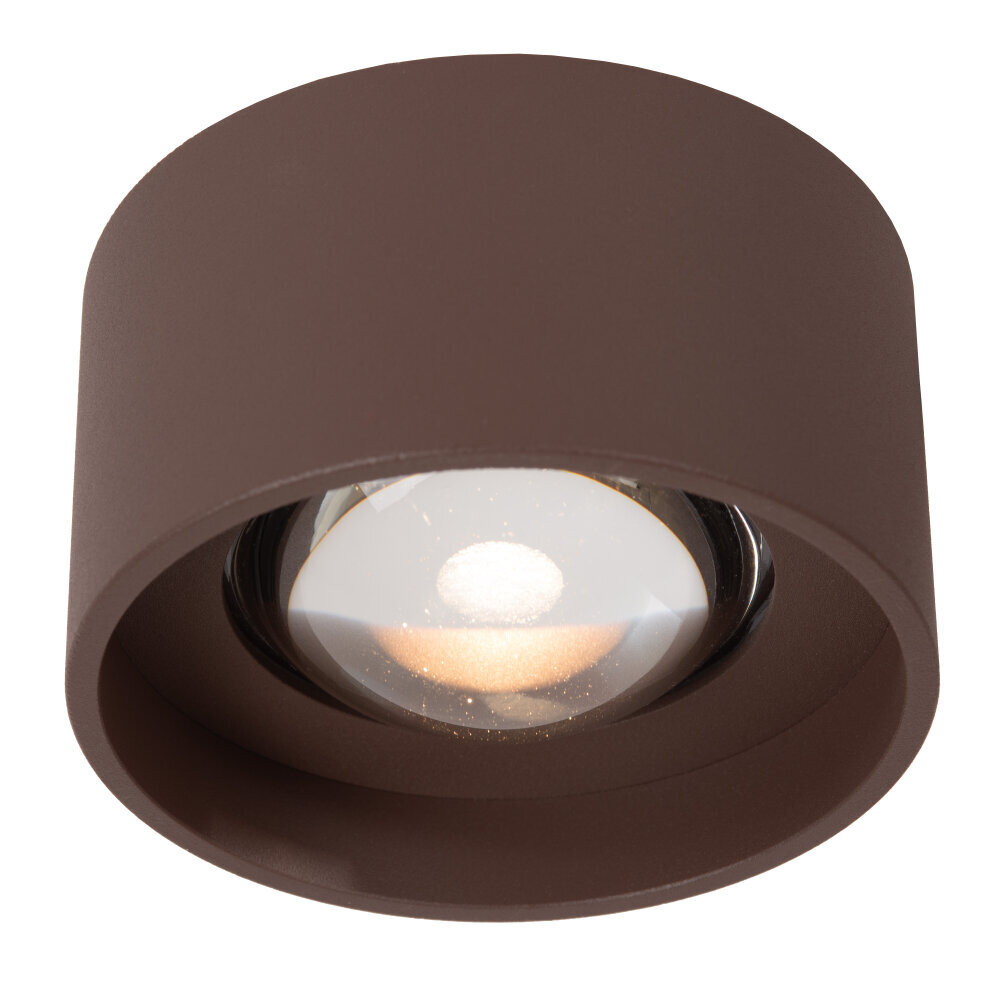 Lucide LENZ - Deckenstrahler Innen/Außen - Ø 11 cm - LED - 1x8W 2700K - IP54 - Rostbraun Lucide LENZ - Deckenstrahler Innen/Außen - Ø 11 cm - LED - 1x8W 2700K - IP54 - Rostbraun
