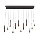 Lucide Premium JOAKIM - Hängeleuchte - LED Dimb. - CCT - 12x7W 2700K/4000K - Kaffee Lucide Premium JOAKIM - Hängeleuchte - LED Dimb. - CCT - 12x7W 2700K/4000K - Kaffee