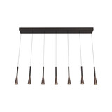 Lucide Premium JOAKIM - Hängeleuchte - LED Dimb. - CCT - 7x6,2W 2700K/4000K - Kaffee Lucide Premium JOAKIM - Hängeleuchte - LED Dimb. - CCT - 7x6,2W 2700K/4000K - Kaffee