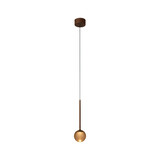 Lucide Premium CALINA - Hängeleuchte - Ø 9,9 cm - LED Dimb. - CCT - 1x7W 2200K/3300K - Mit austauschbarem LED-Modul - Kaffee Lucide Premium CALINA - Hängeleuchte - Ø 9,9 cm - LED Dimb. - CCT - 1x7W 2200K/3300K - Mit austauschbarem LED-Modul - Kaffee