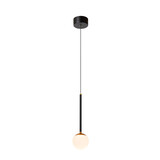 Lucide Premium CALINA - Hängeleuchte - Ø 9,9 cm - LED Dimb. - CCT - 1x7W 2200K/3300K - Schwarz