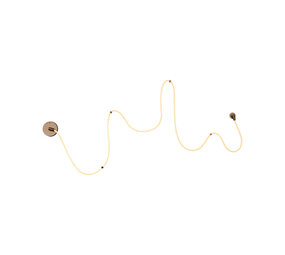 Lucide JANDERIN - Wandleuchte - LED Dimb. - CCT - 1x48W 2700K/4000K - Manueller Bewegungssensor - Farbe Champagner