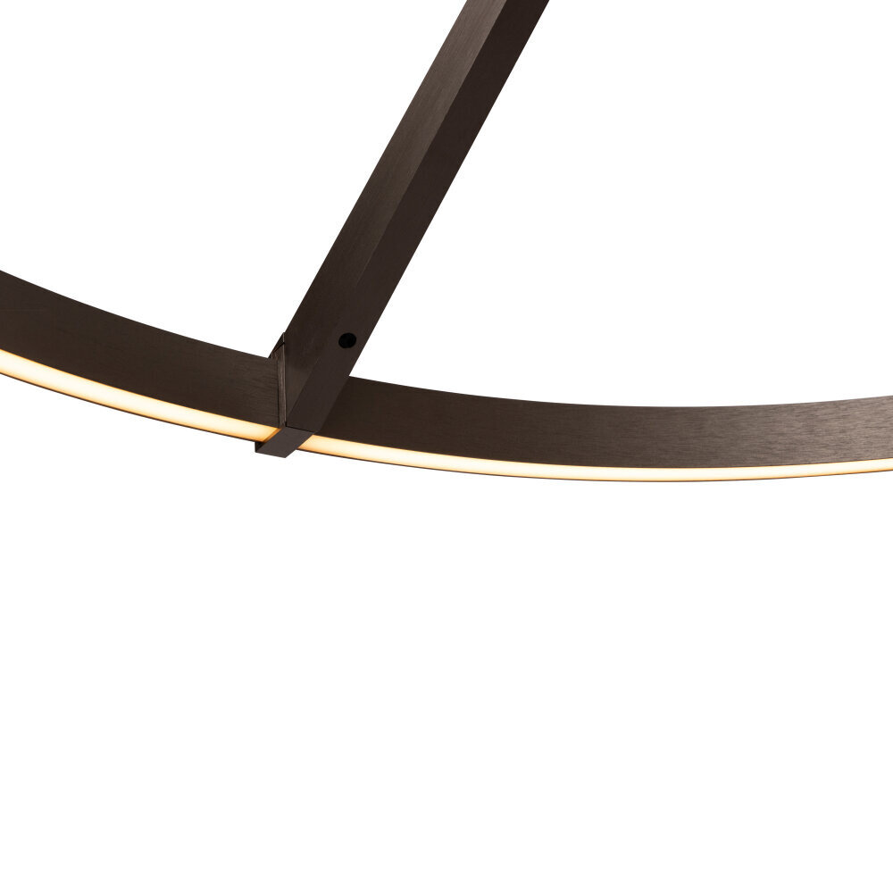 Lucide Premium APPLAUSE - Hängeleuchte - Ø 80 cm - LED Dimb. - CCT - 1x43W 2700K/4000K - Graues Eisen Lucide Premium APPLAUSE - Hängeleuchte - Ø 80 cm - LED Dimb. - CCT - 1x43W 2700K/4000K - Graues Eisen