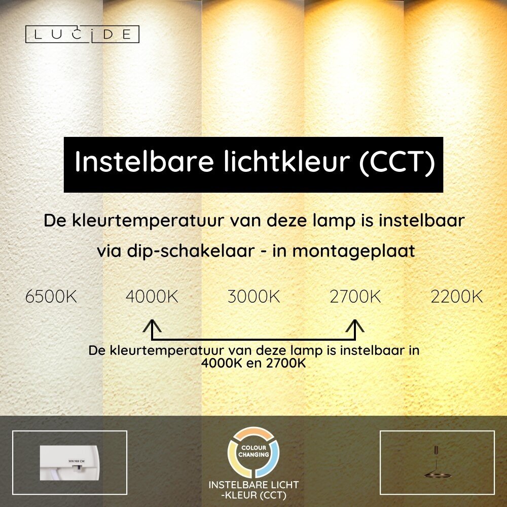 Lucide Premium APPLAUSE - Hängeleuchte - Ø 60 cm - LED Dimb. - CCT - 1x31W 2700K/4000K - Kaffee Lucide Premium APPLAUSE - Hängeleuchte - Ø 60 cm - LED Dimb. - CCT - 1x31W 2700K/4000K - Kaffee