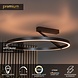 Lucide Premium APPLAUSE - Deckenleuchte - Ø 60 cm - LED Dimb. - CCT - 1x43,6W 2700K/4000K - Graues Eisen Lucide Premium APPLAUSE - Deckenleuchte - Ø 60 cm - LED Dimb. - CCT - 1x43,6W 2700K/4000K - Graues Eisen