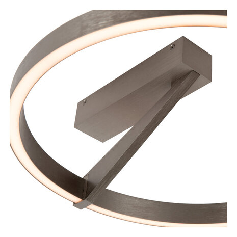 Lucide Premium APPLAUSE - Deckenleuchte - Ø 40 cm - LED Dimb. - CCT - 1x30W 2700K/4000K - Grauguss Lucide Premium APPLAUSE - Deckenleuchte - Ø 40 cm - LED Dimb. - CCT - 1x30W 2700K/4000K - Grauguss