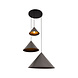 Lucide SPITZE - Hängeleuchte - Ø 68 cm - 3xE27 - Grau Lucide SPITZE - Hängeleuchte - Ø 68 cm - 3xE27 - Grau