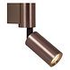 Lucide OTIMO - Wandspot / Wandleuchte - 2xGU10 - Kaffee Lucide OTIMO - Wandspot / Wandleuchte - 2xGU10 - Kaffee