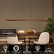 Lucide LANGHOLT - Hängeleuchte - LED - CCT - 1x28W 2200K/4000K - Helles Holz Lucide LANGHOLT - Hängeleuchte - LED - CCT - 1x28W 2200K/4000K - Helles Holz