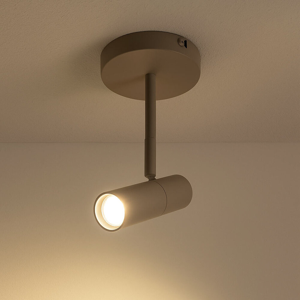 Freelight Spot Undici 1 Licht Ø 12 cm beige