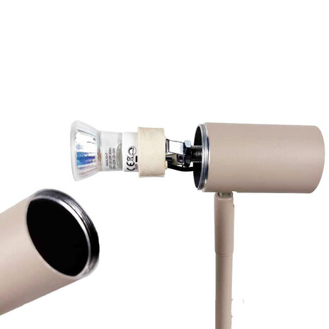 Freelight Spot Undici 1 Licht Ø 12 cm beige