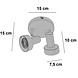 Freelight Spot Lunata 2 Licht Ø 15 cm beige Freelight Spot Lunata 2 Licht Ø 15 cm beige