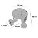 Freelight Spot Lunata 3-Licht Ø 20 cm beige Freelight Spot Lunata 3-Licht Ø 20 cm beige