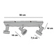 Freelight Spot Lunata 3-Licht L 50 cm beige Freelight Spot Lunata 3-Licht L 50 cm beige