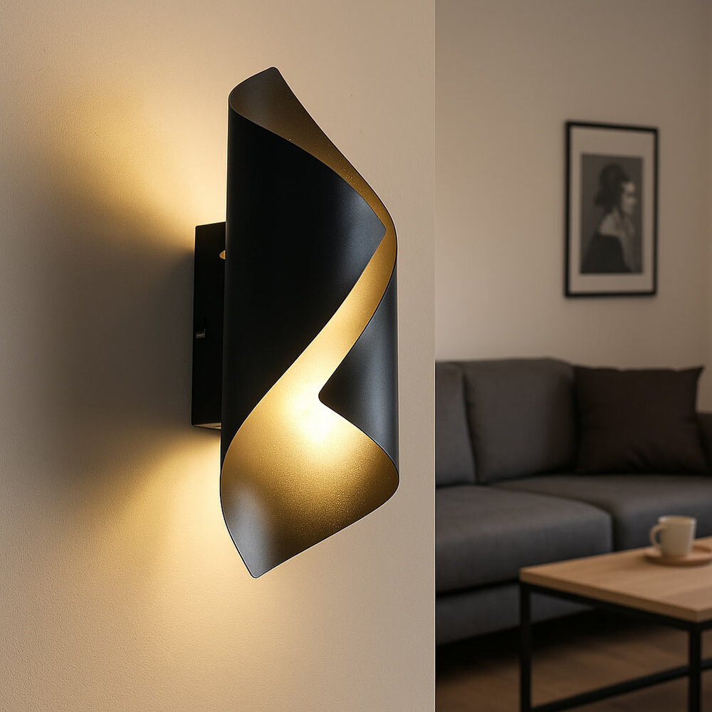 Freelight Wandleuchte Letto H 31 cm schwarz Freelight Wandleuchte Letto H 31 cm schwarz