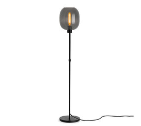 Highlight Stehleuchte Bellini H 134-190 cm rauch schwarz Highlight Stehleuchte Bellini H 134-190 cm rauch schwarz